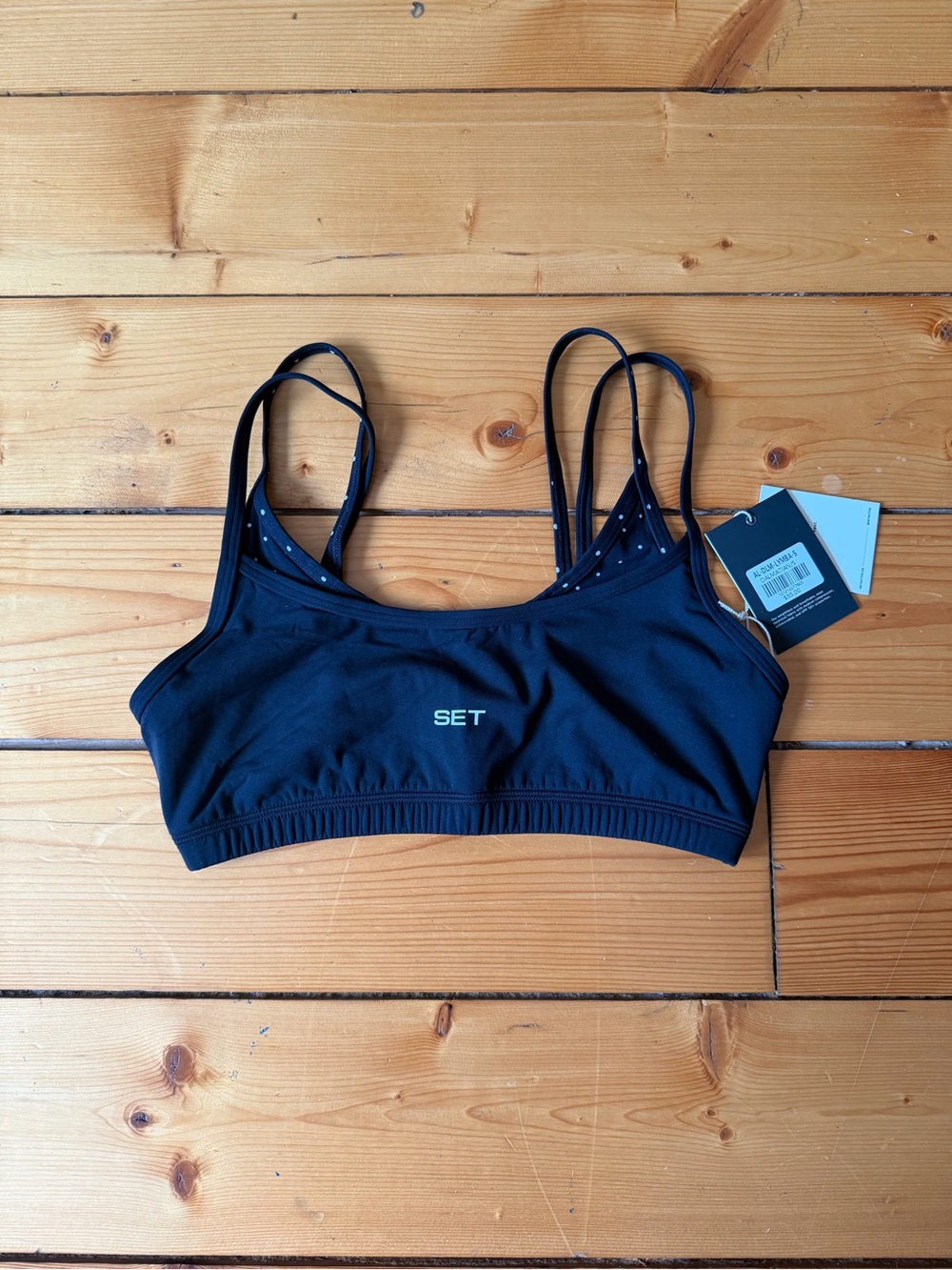 SET Active Polka Dot Sports Bra 🤍🖤